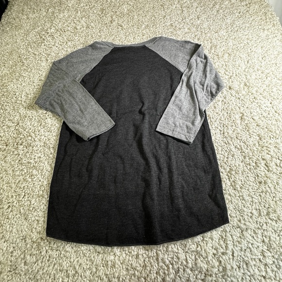 Christmas Junkie Women's Small T-Shirt Baseball Style Western New - Picture 2 of 5